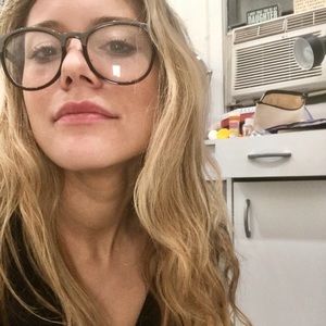 Fake reading glasses